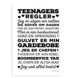 Regler - Regel plakater - Posterstyle.dk